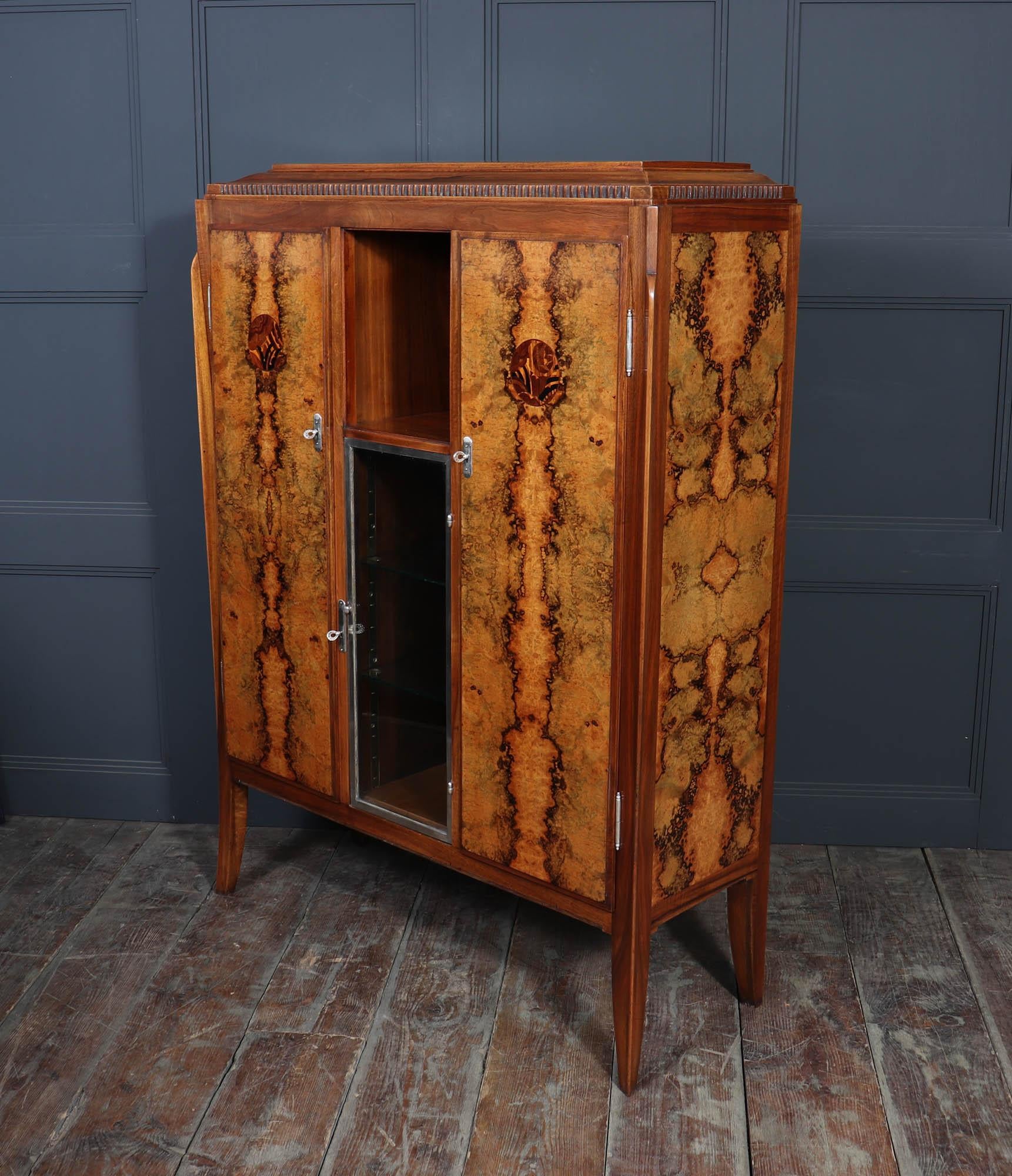 Cabinet Art Deco francese di E Jacquemin in vendita 6