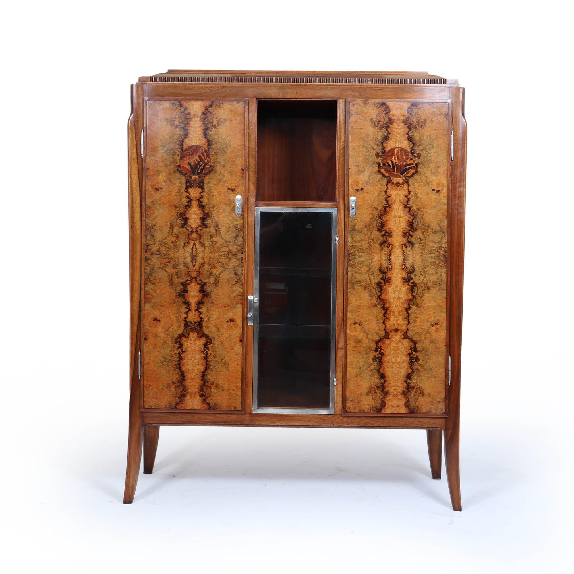 Art Déco Cabinet Art Deco francese di E Jacquemin in vendita