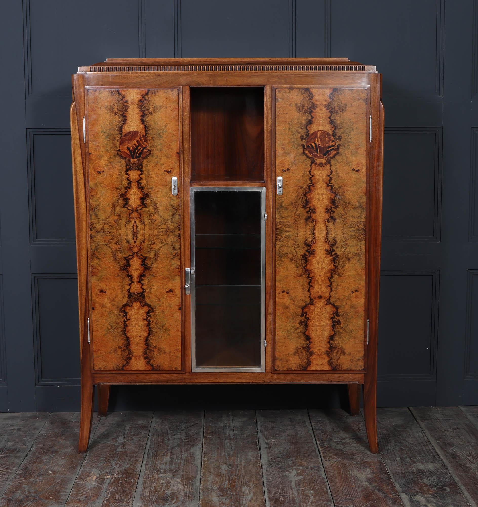 Francese Cabinet Art Deco francese di E Jacquemin in vendita