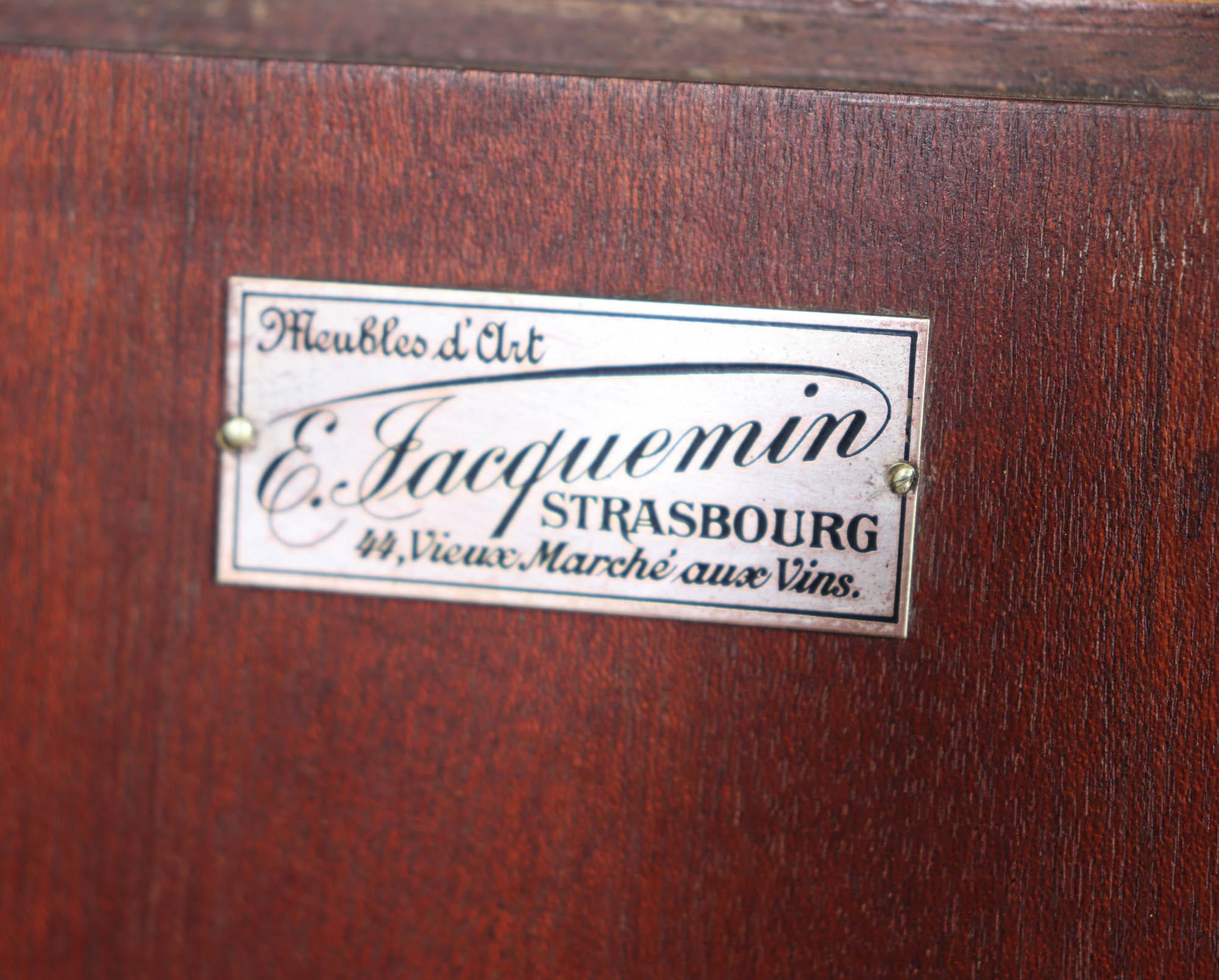 Cabinet Art Deco francese di E Jacquemin in vendita 2