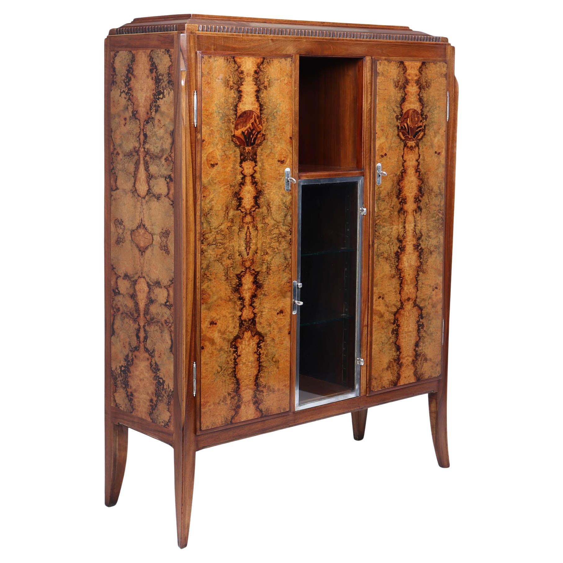 French Art Deco Cabinet by E Jacquemin