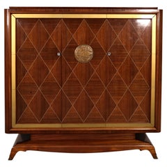 French Art Deco Cabinet by Jean Desnos for Rambaudi-Dantoine, 1930s