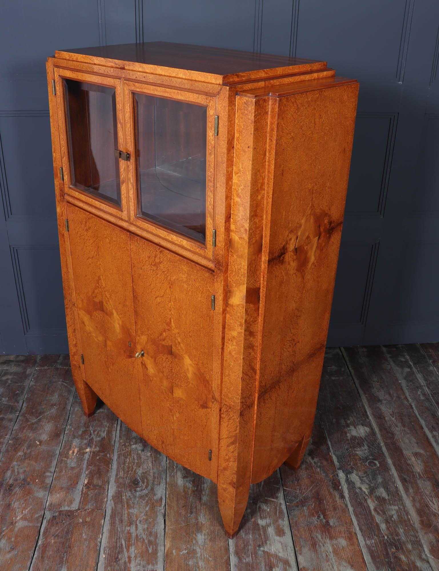 French Art Deco Cabinet in Amboyna by Andre Arbus For Sale 7