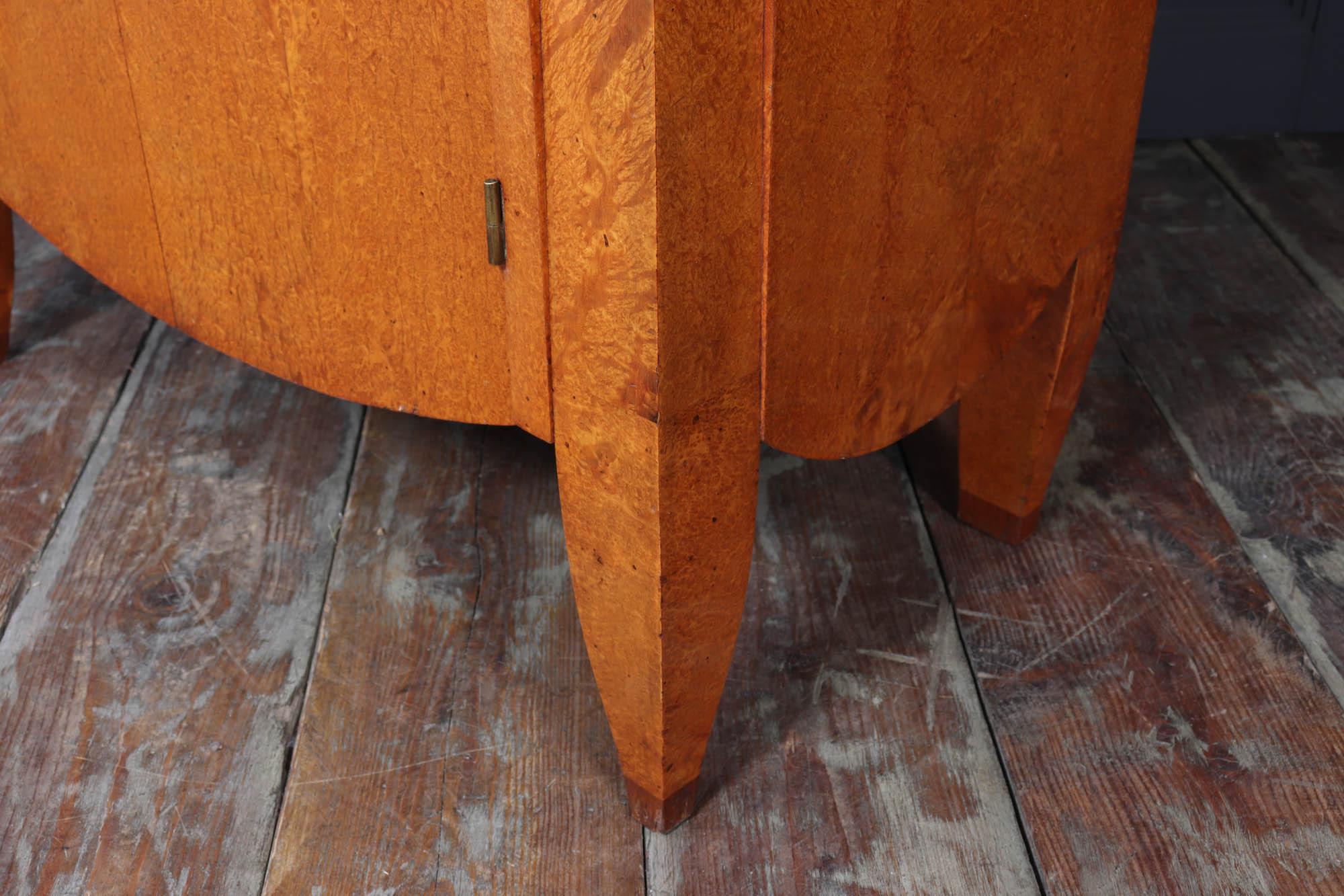 French Art Deco Cabinet in Amboyna by Andre Arbus For Sale 11