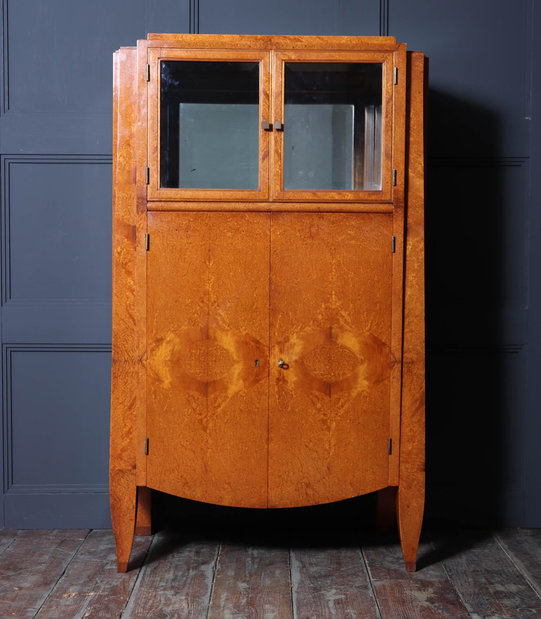 French Art Deco Cabinet in Amboyna by Andre Arbus For Sale 2