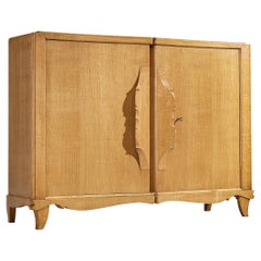 French Art Deco Cabinet in Oak