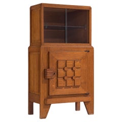 French Art Deco Cabinet in Oak 