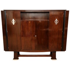 French Art Deco Cabinet in Rosewood Palissander