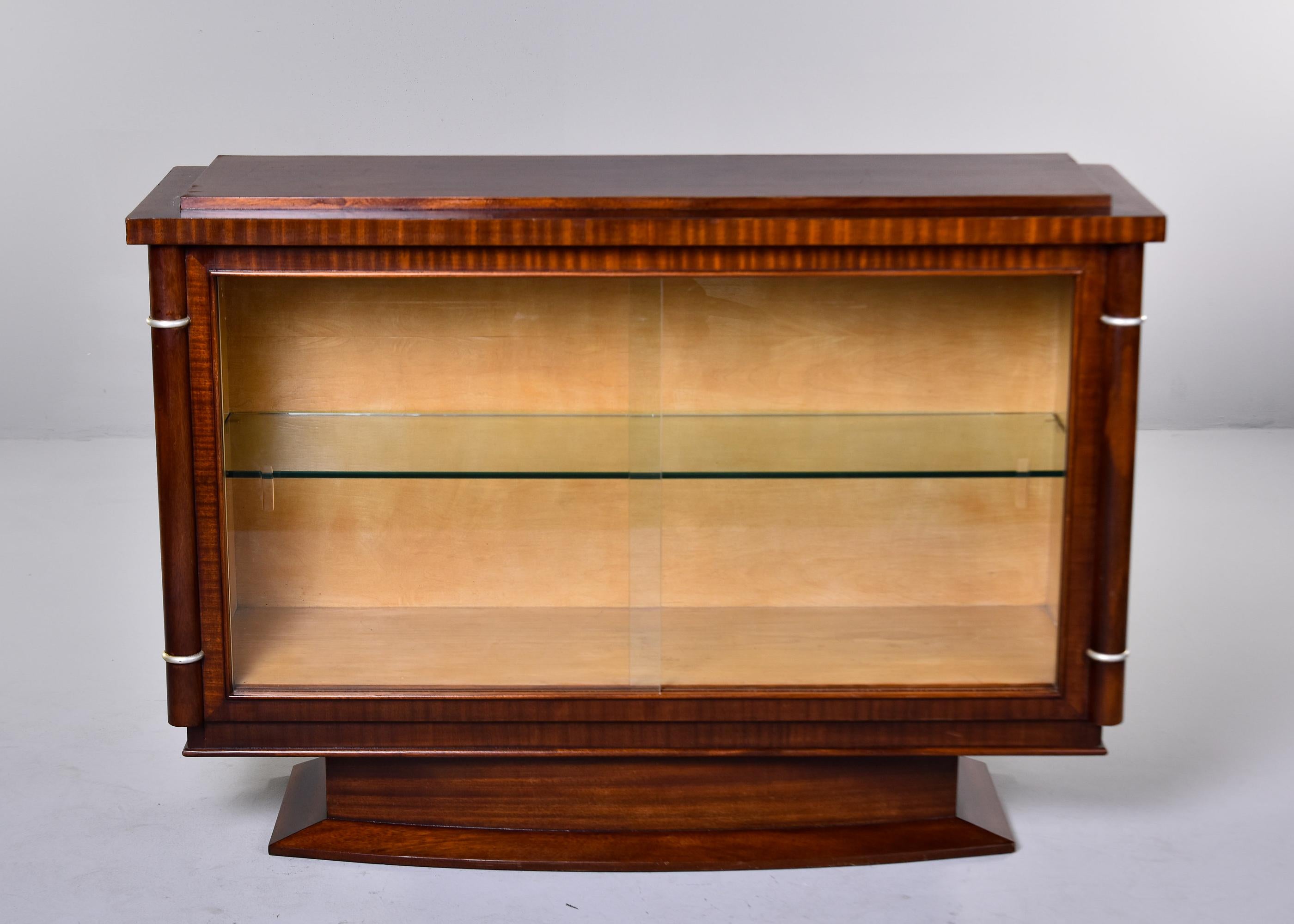 1930s glass display cabinet