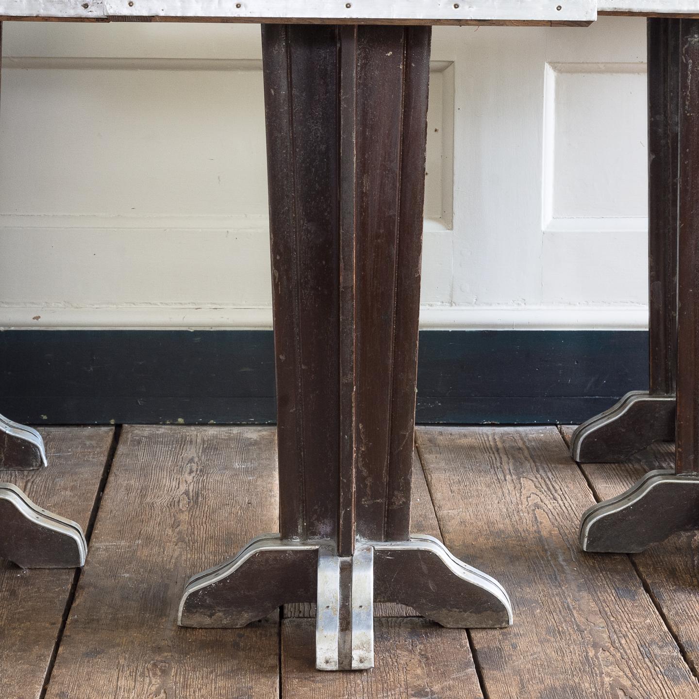 French Art Deco Café Tables (Formica)