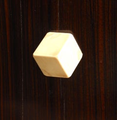 French Art Deco Calamander Bookcase