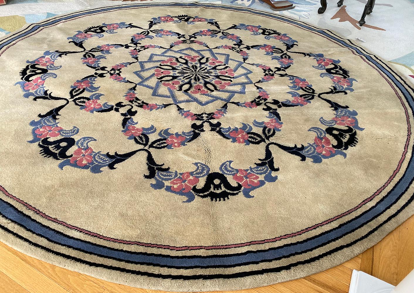 Mid-Century Modern French Art Deco Carpet by Leleu For Sale