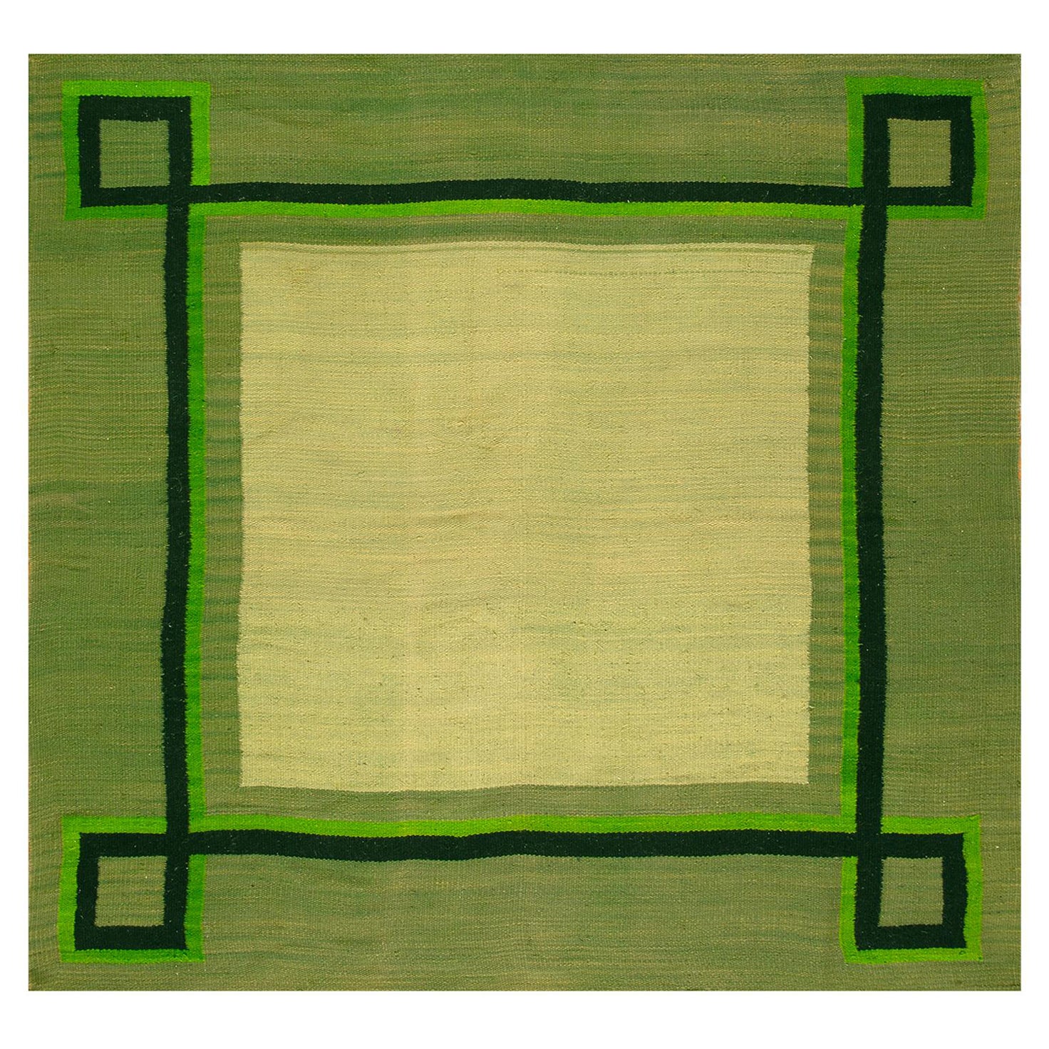 Tappeto Art Deco francese nello stile di Andre Arbus ( 6'6" x 6'10" - 198 x 208 ) in vendita