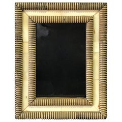 French Art Deco Carved Bone Frame