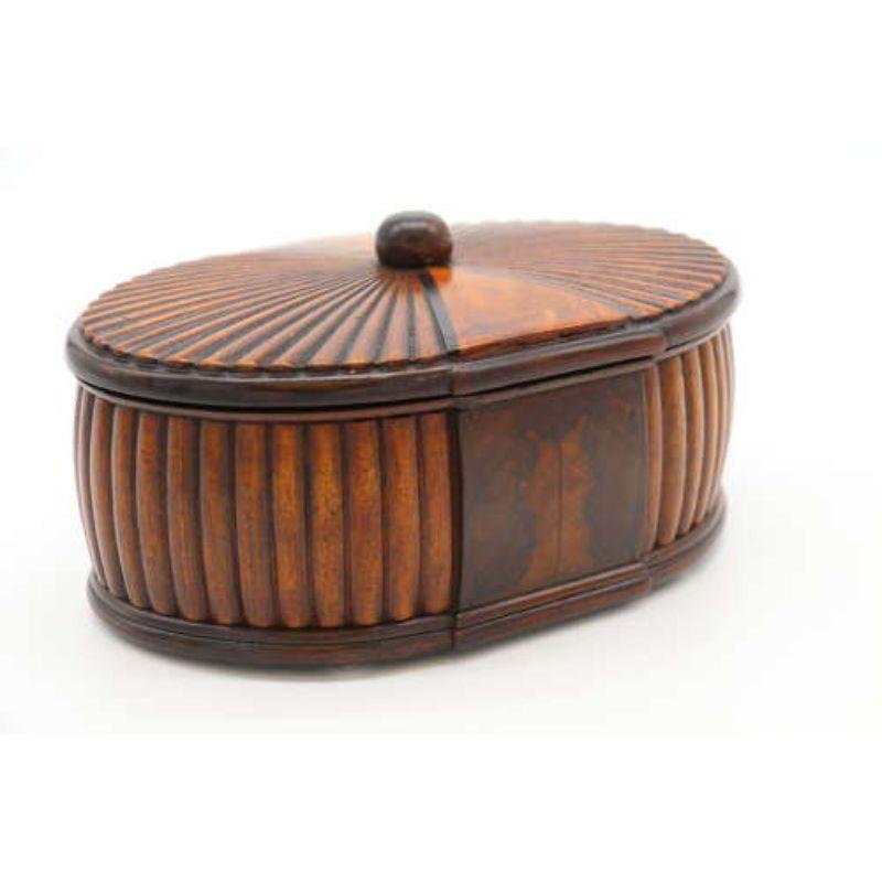 French Art Deco Carved Wood Jewel Casket Circa 1930 6