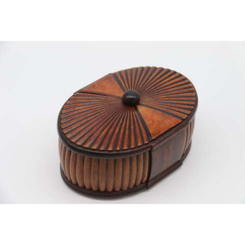 French Art Deco Carved Wood Jewel Casket Circa 1930 3