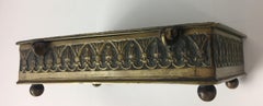 Max Le Verrier French Art Deco Cast Bronze Jewelry Box or Desk Accessory