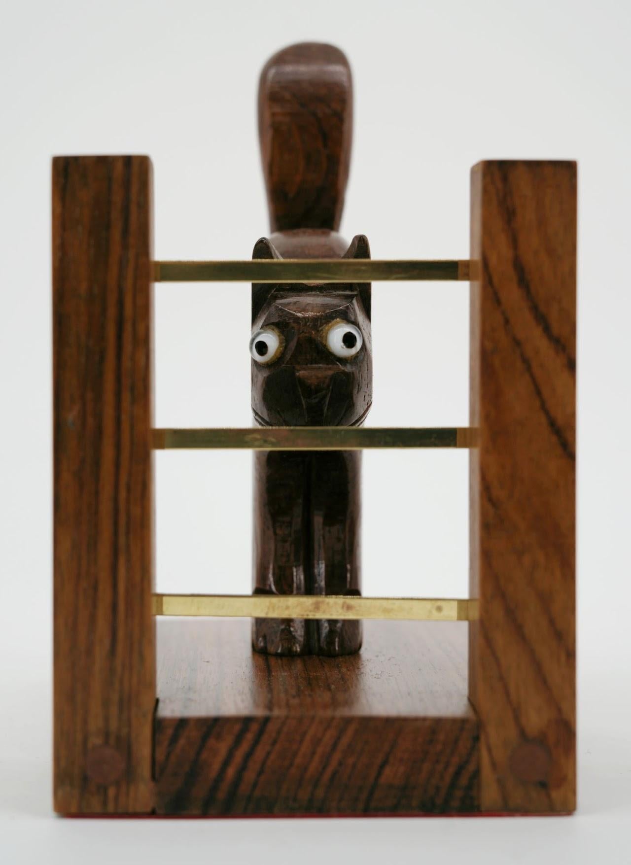 French Art Deco Cat & Dog Bookends, 1920 For Sale 3