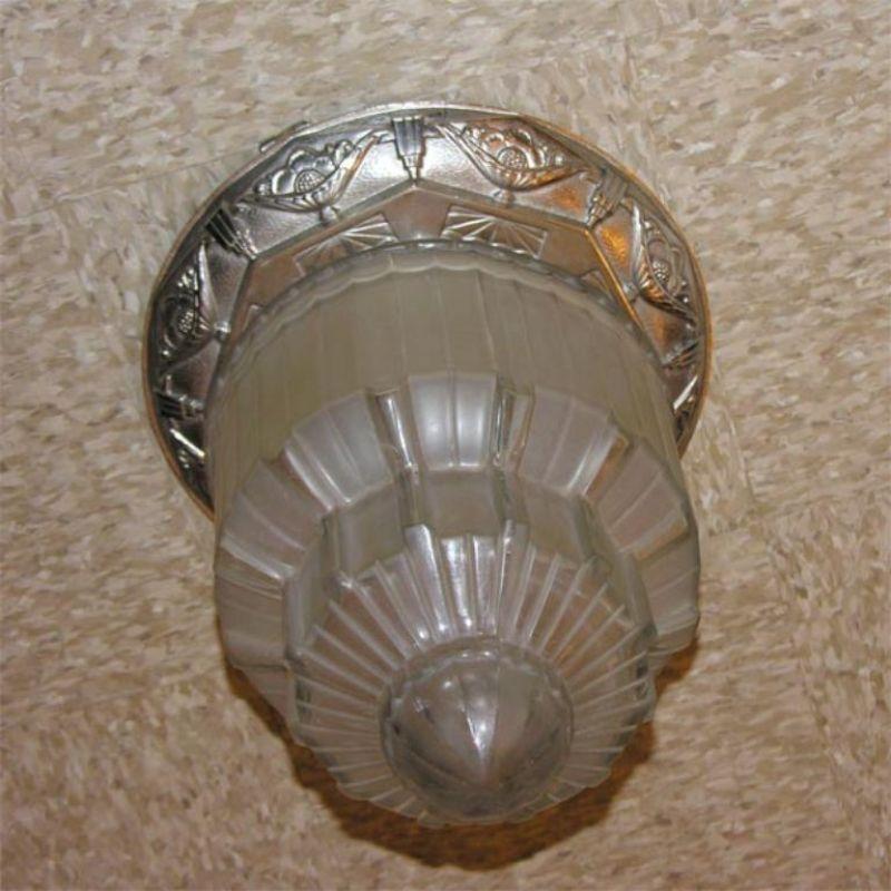 French Art Deco Ceiling Lantern For Sale 1