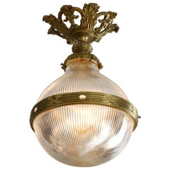 French Art Deco Ceiling Light, 1920s