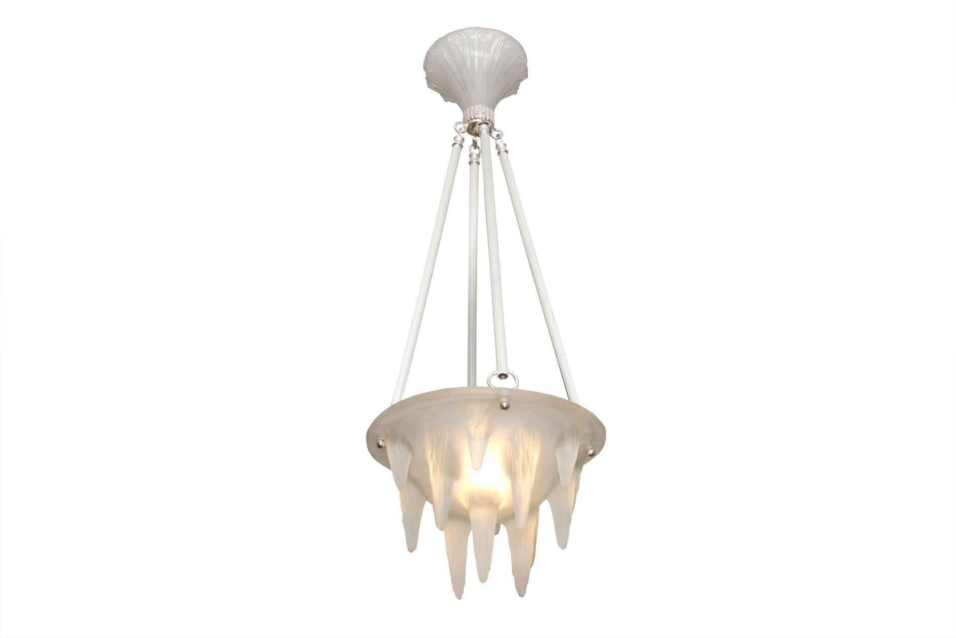 French Art Deco chandelier 