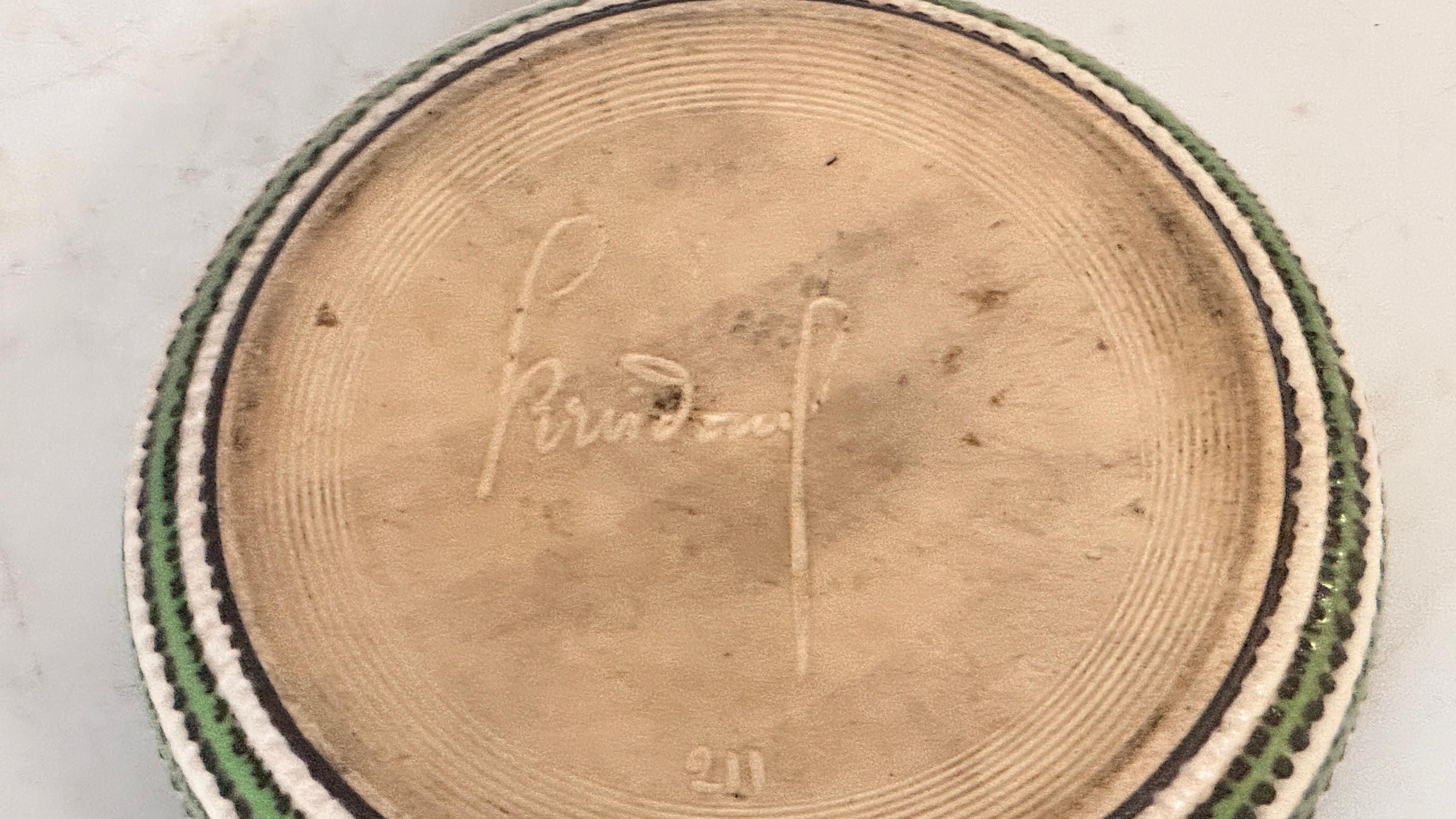 Französischer Art-Déco-Keramik-Aschenbecher - signiert, mit Korkkern - CIRCA 1930 im Angebot 6