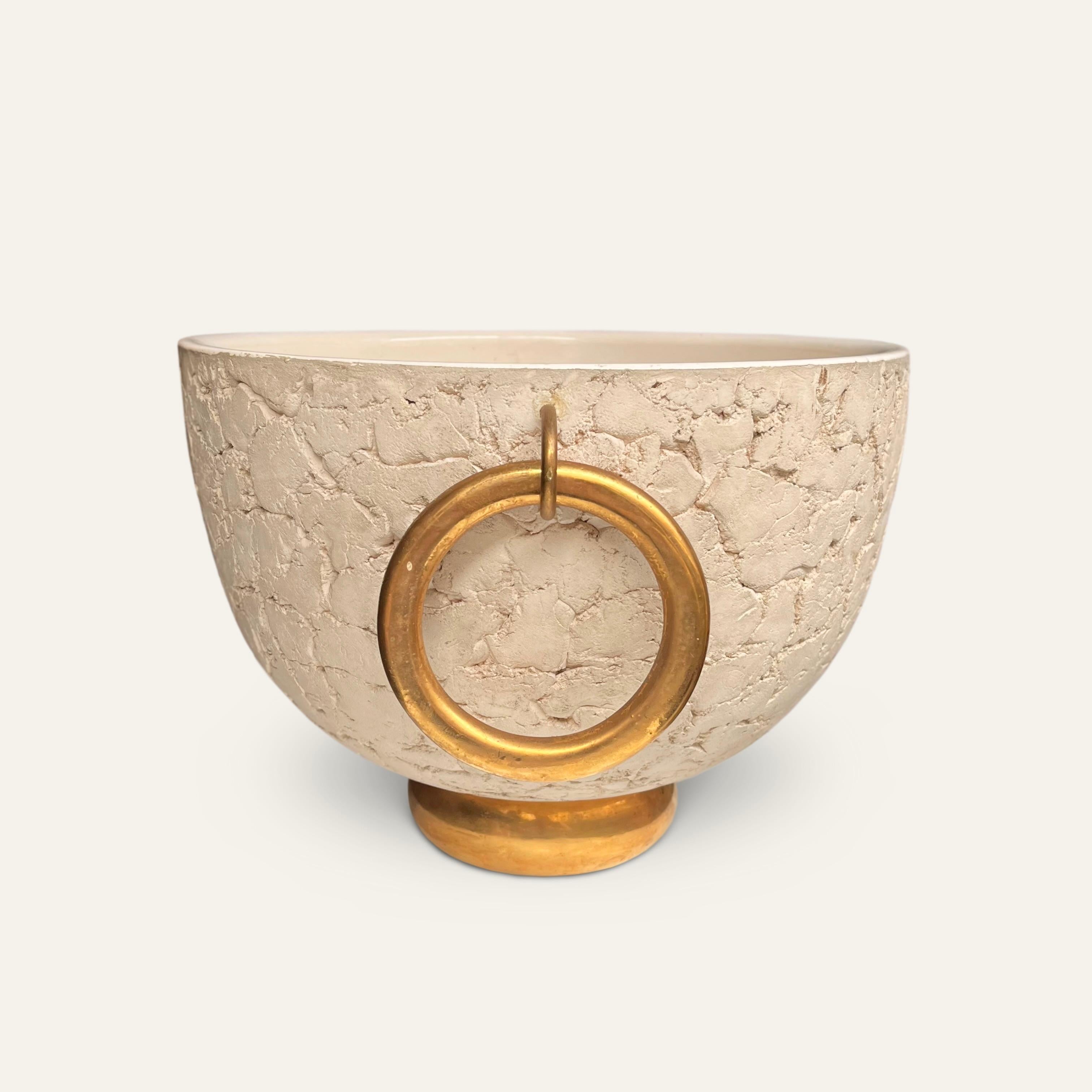 Fioriera grande in ceramica Art Deco francese In condizioni buone in vendita a CA, CA