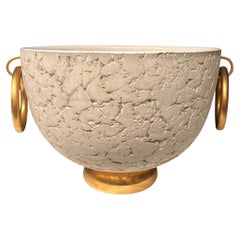 French Art Deco Ceramic Large Planter