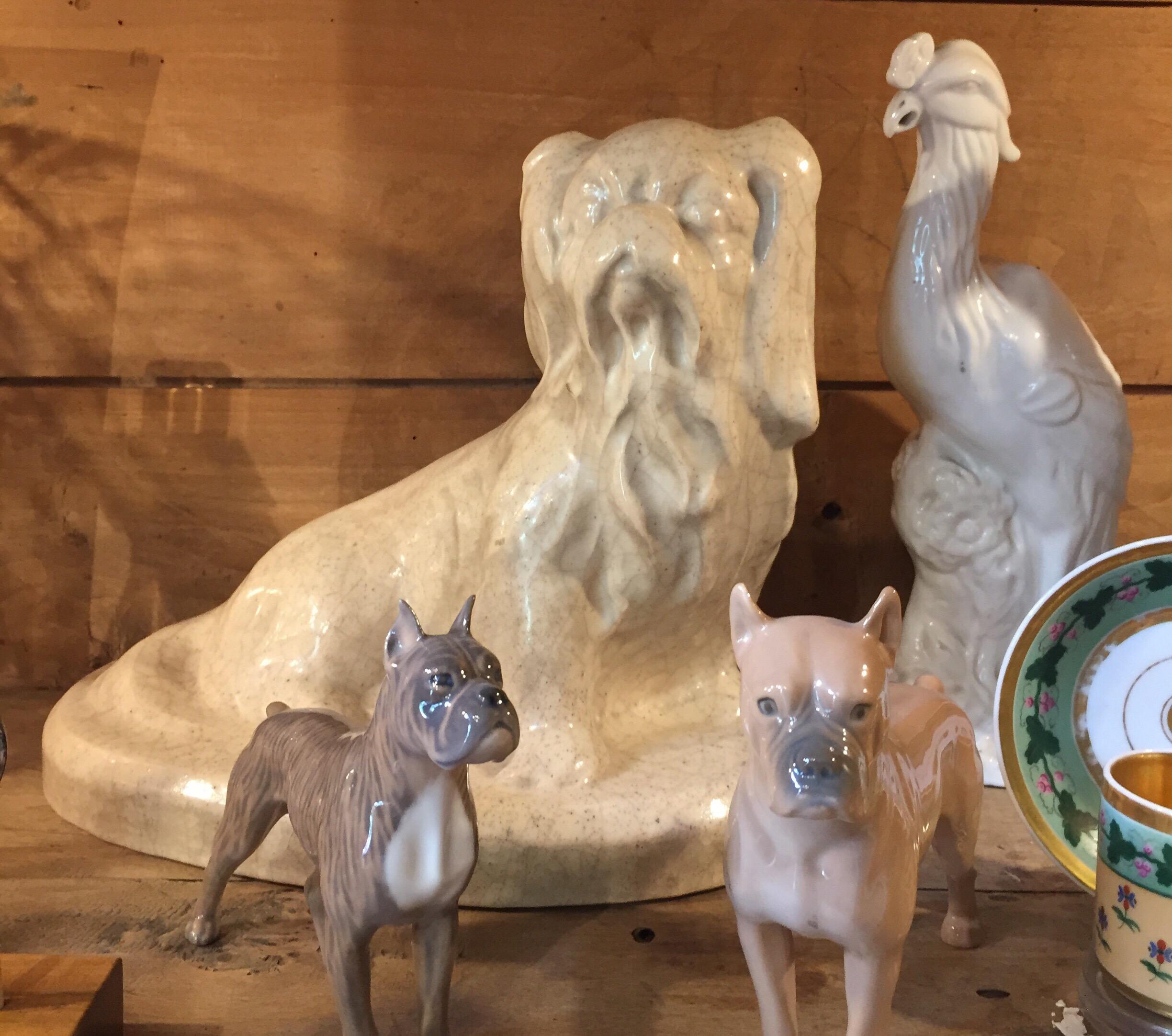 Sculpture de chien pékinois Art déco français par Louis Fontinelle en vente 5