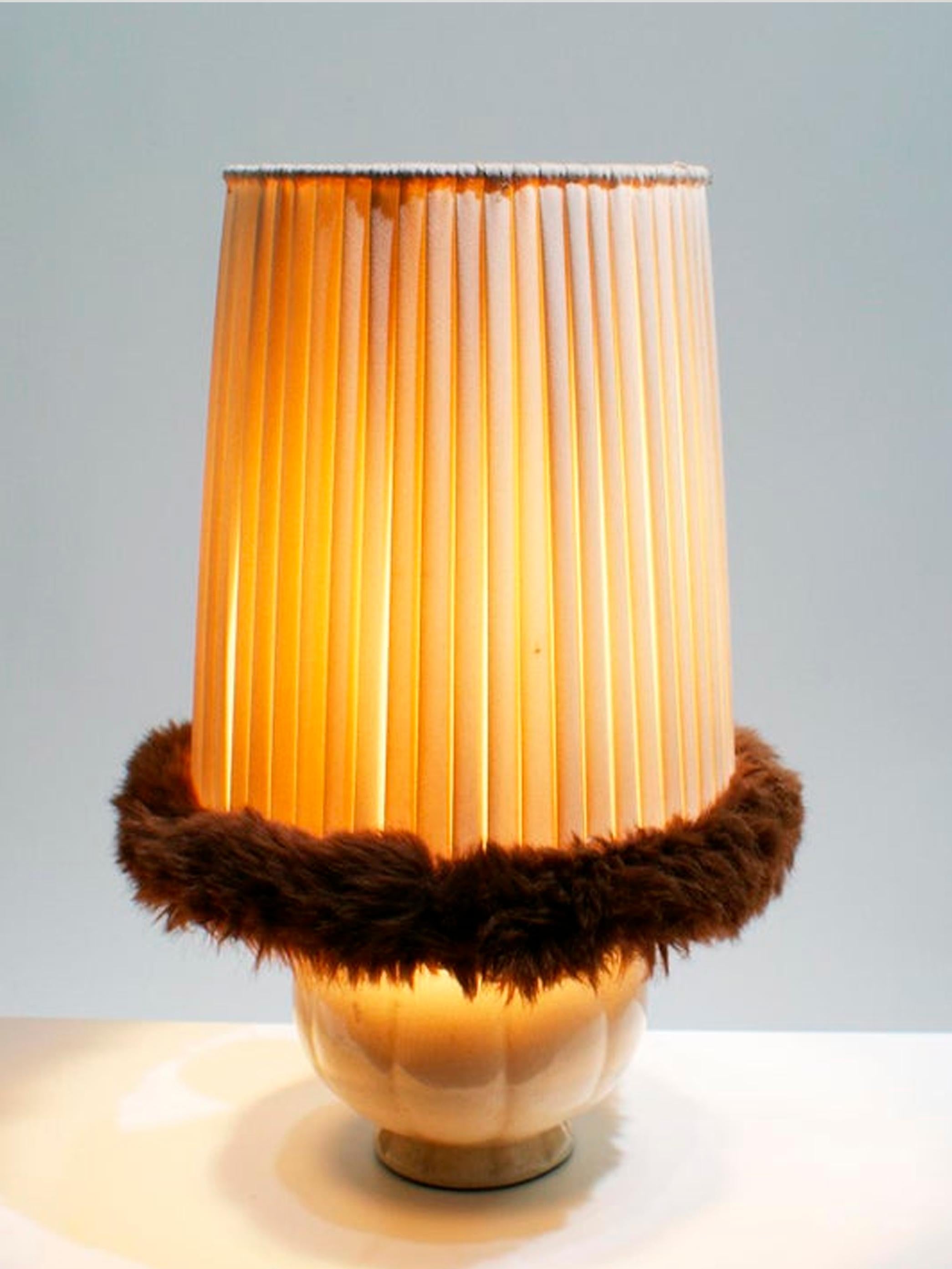 Lampe de table en céramique Art Déco française Bon état - En vente à Beirut, LB