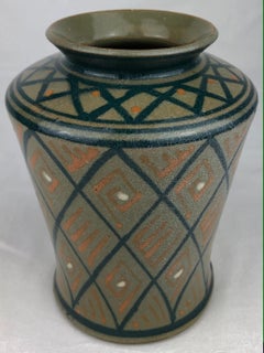 Vase ou petite jardinière en céramique Art Déco français