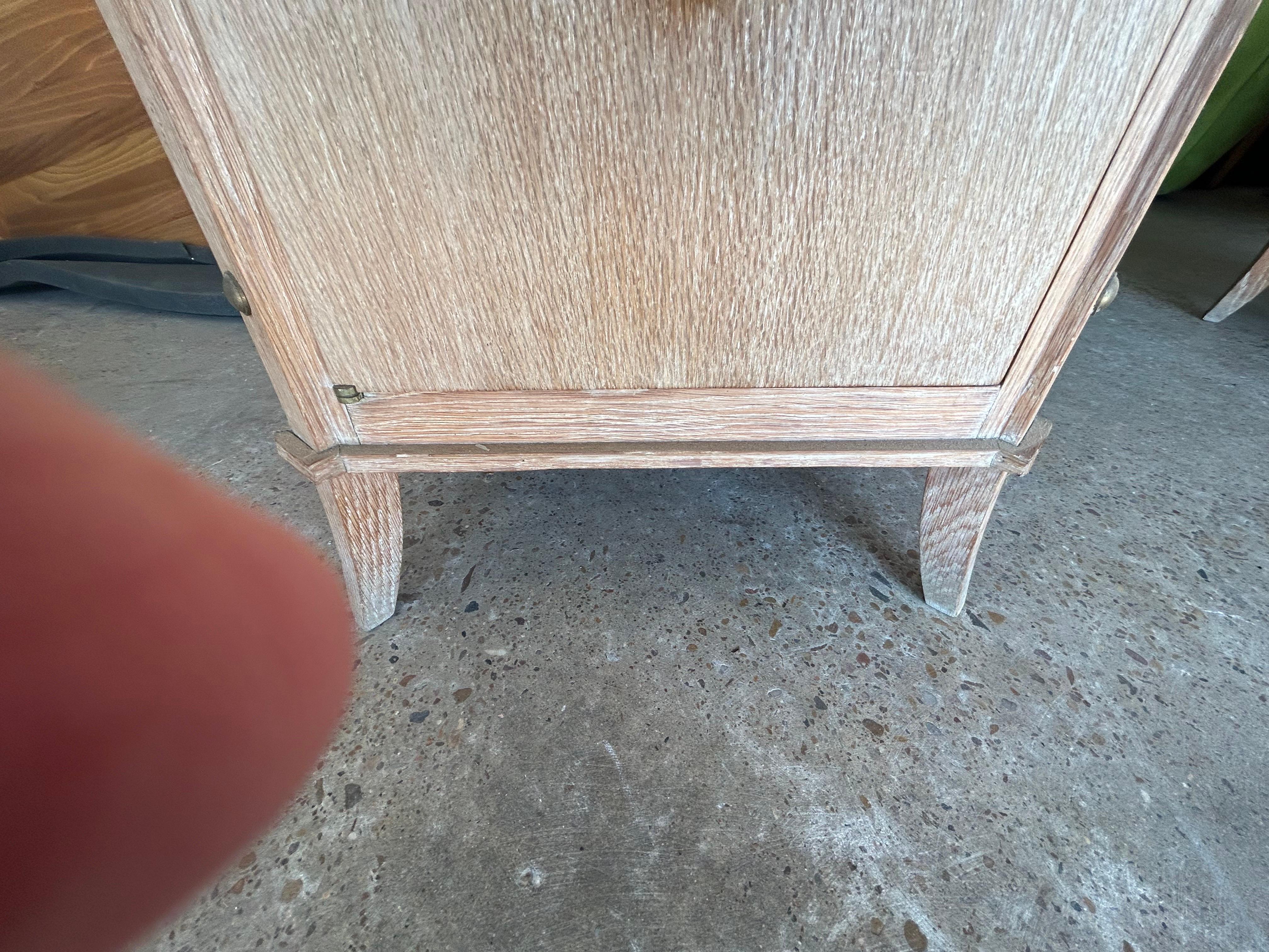 Quercia Scrivania francese Art Déco cerato in vendita