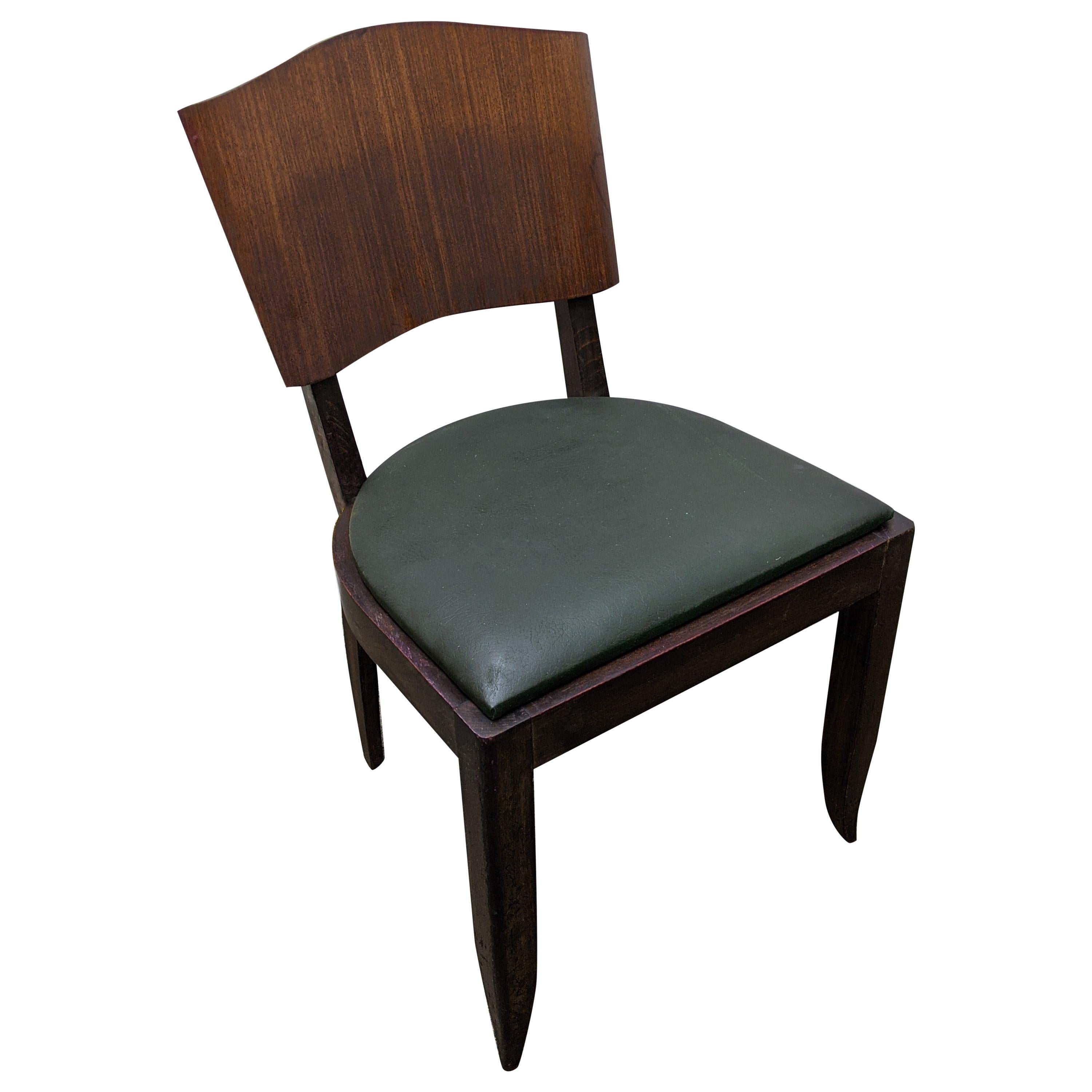 French Art Deco Chairs (set of 6) For Sale