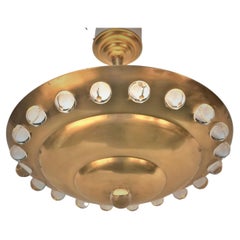 French Art Deco Chandelier by Aletier Petitot 