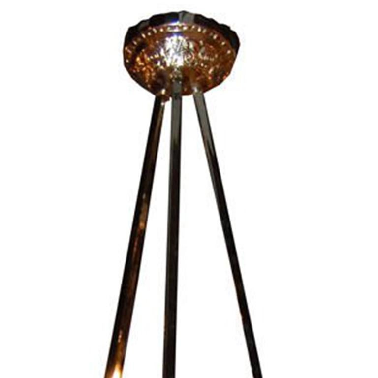Lámpara francesa Art Déco de Degue Francés en venta