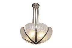 French Art Deco chandelier by Des Hanots