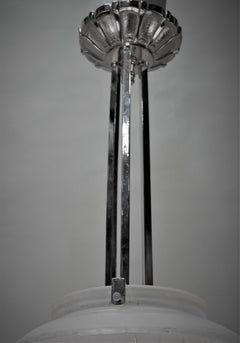 Französischer Art-Déco-Kronleuchter von Lorrain/ Daum