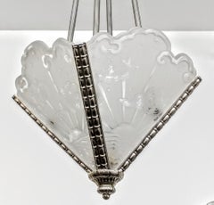 Französischer Art-déco-Kronleuchter, signiert von Muller Ferers