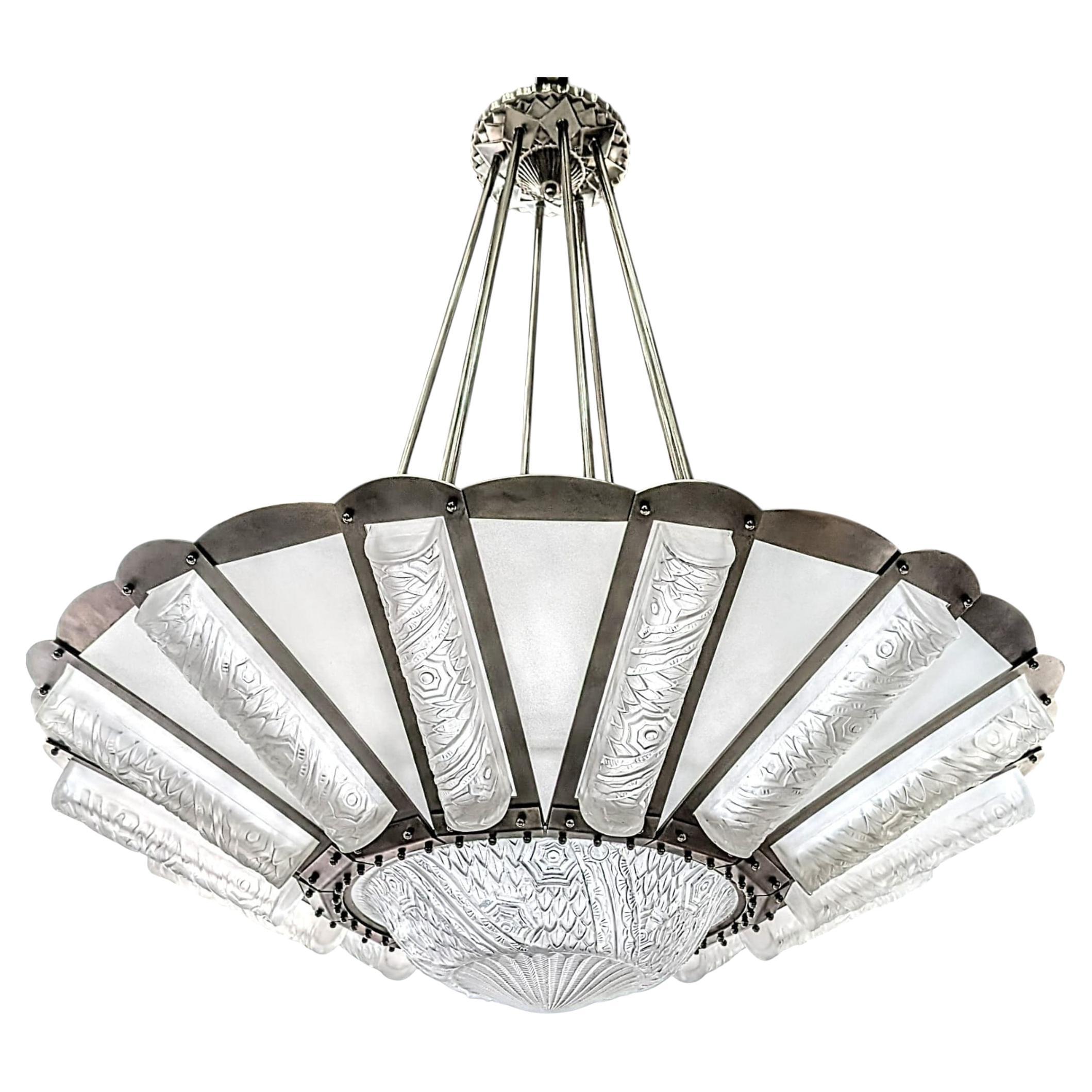 Lámpara francesa Art Déco de Schneider (Disponible en pareja) en venta