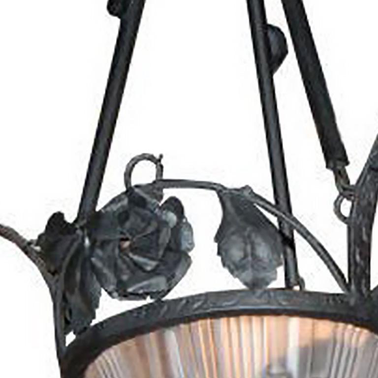 French Art Deco Chandelier For Sale 1