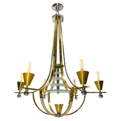 Französischer Art-Déco-Kronleuchter