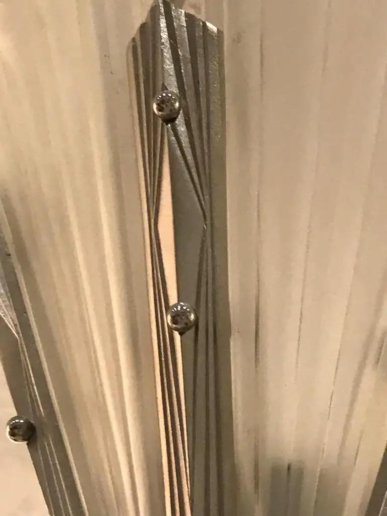 XX secolo Lampadario Art Deco francese firmato da Degue in vendita