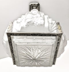 French Art Deco Chandelier Signed by Muller Ferers
