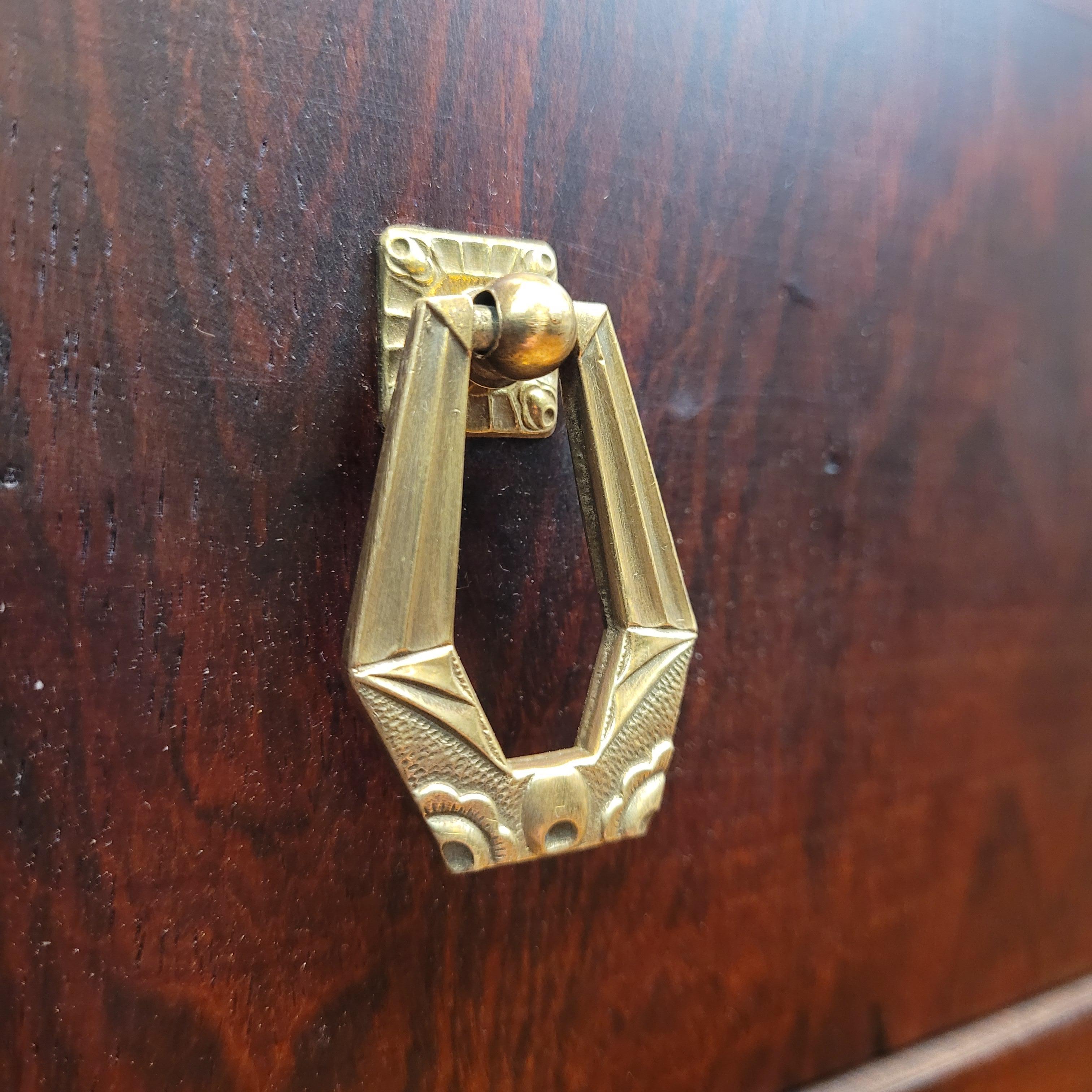 Cómoda francesa art déco J. E.Ruhlmann madera hueso en venta 6
