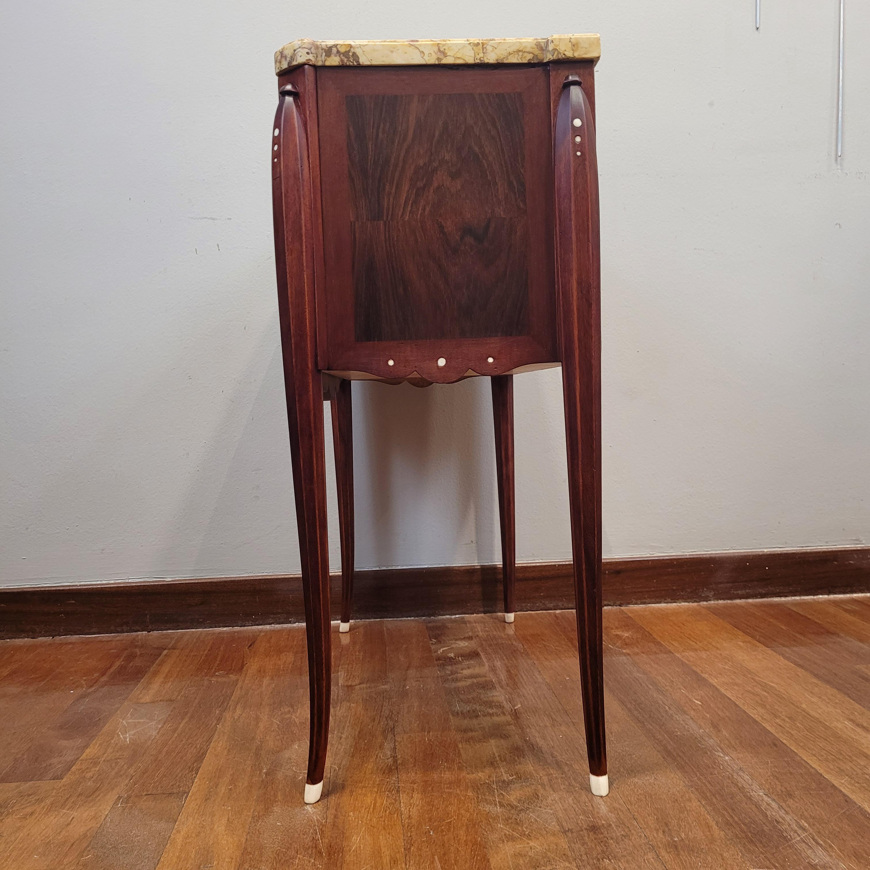 Cómoda francesa art déco J. E.Ruhlmann madera hueso en venta 12