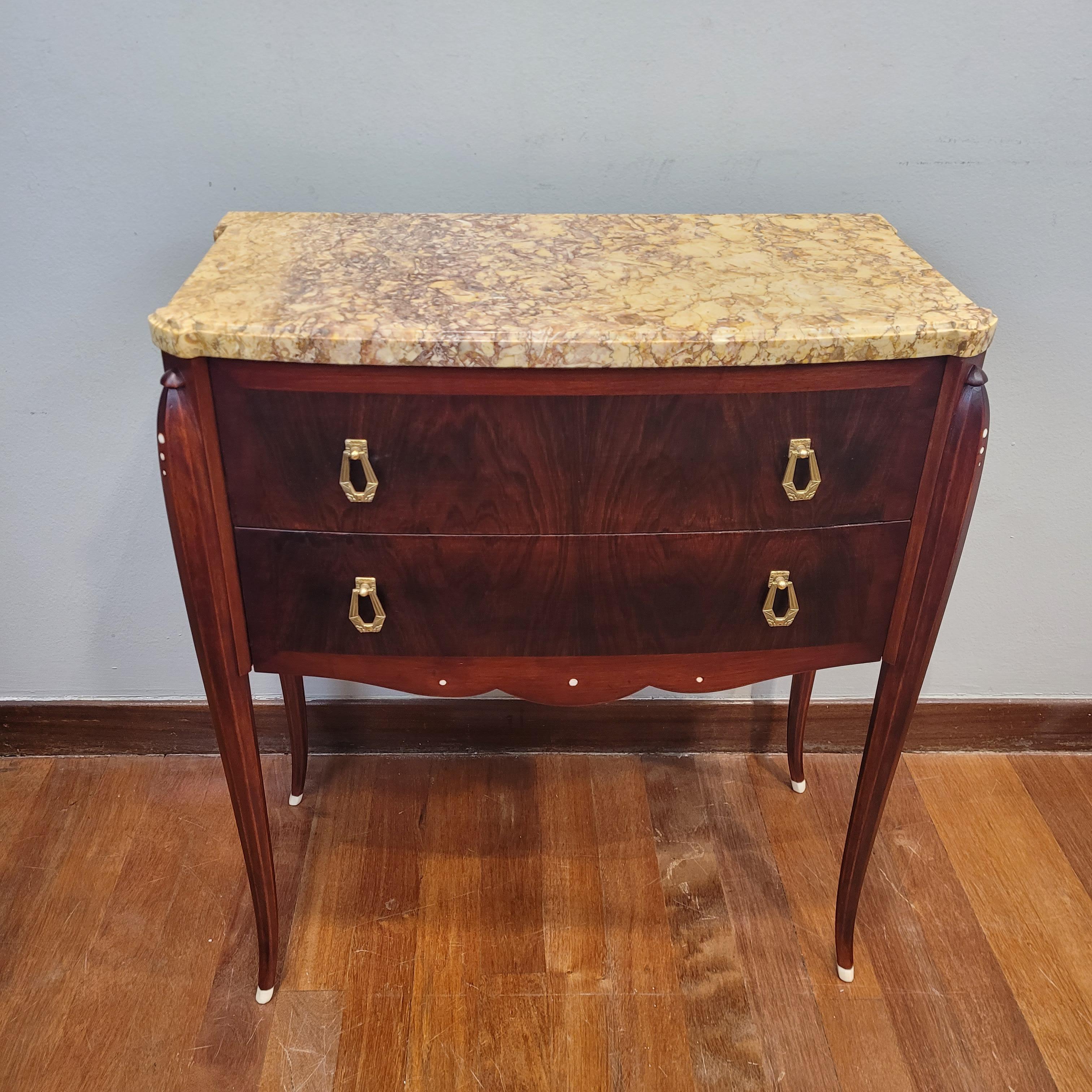 Cómoda francesa art déco J. E.Ruhlmann madera hueso en Excelente estado para la venta en Valladolid, ES