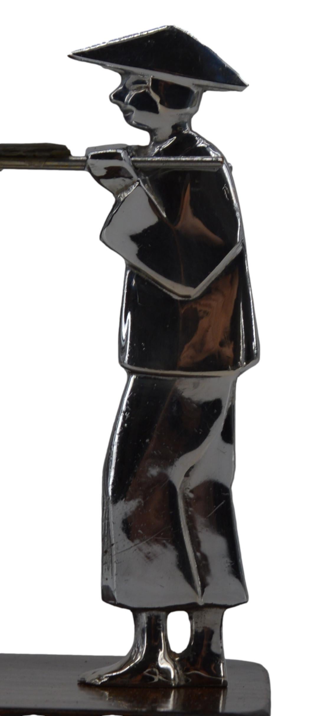 Französische Art-Déco-Christbaumstäbchen, 1920 im Zustand „Gut“ im Angebot in Saint-Amans-des-Cots, FR