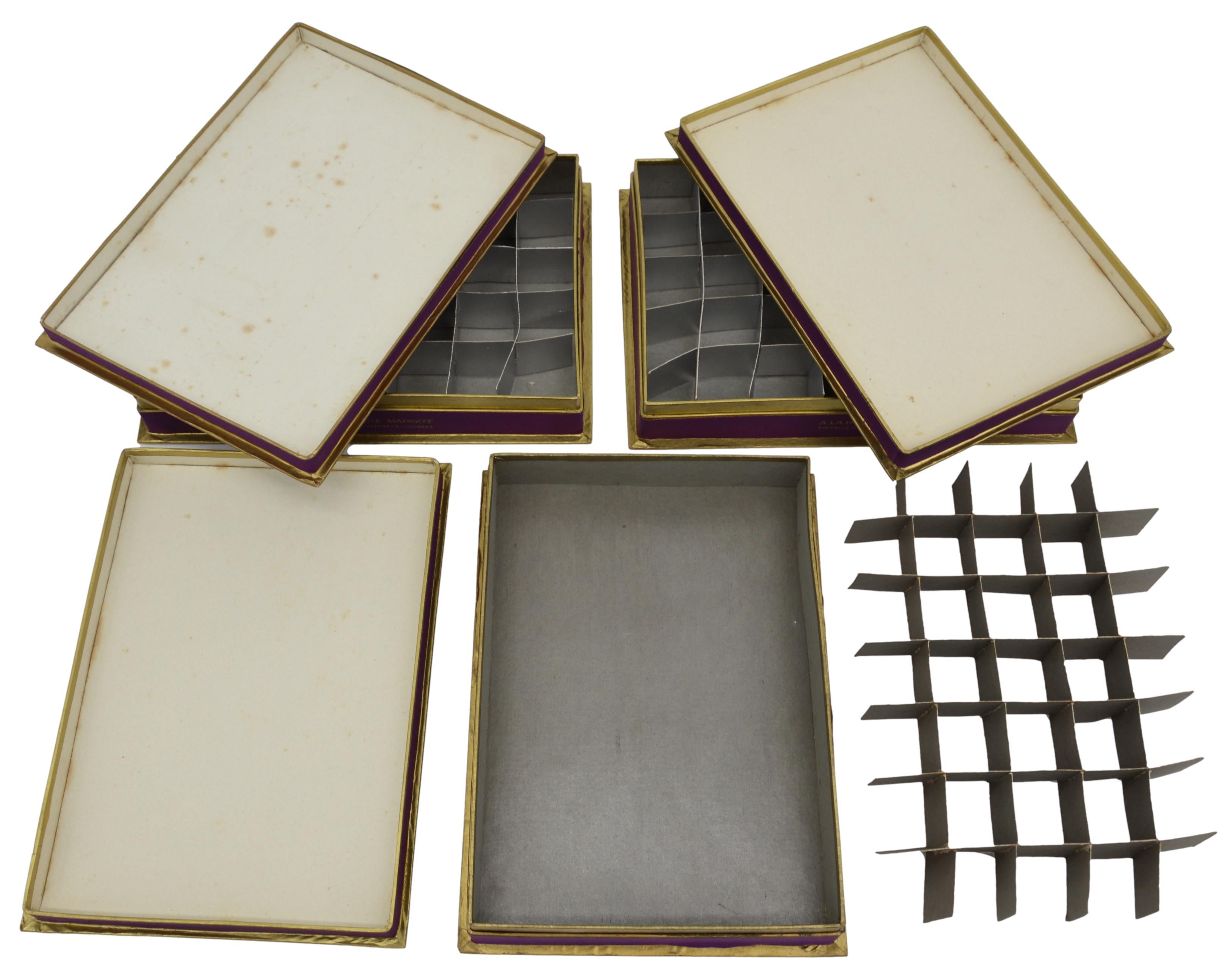French Art Deco Chocolate Box, 1910s In Good Condition For Sale In Saint-Amans-des-Cots, FR