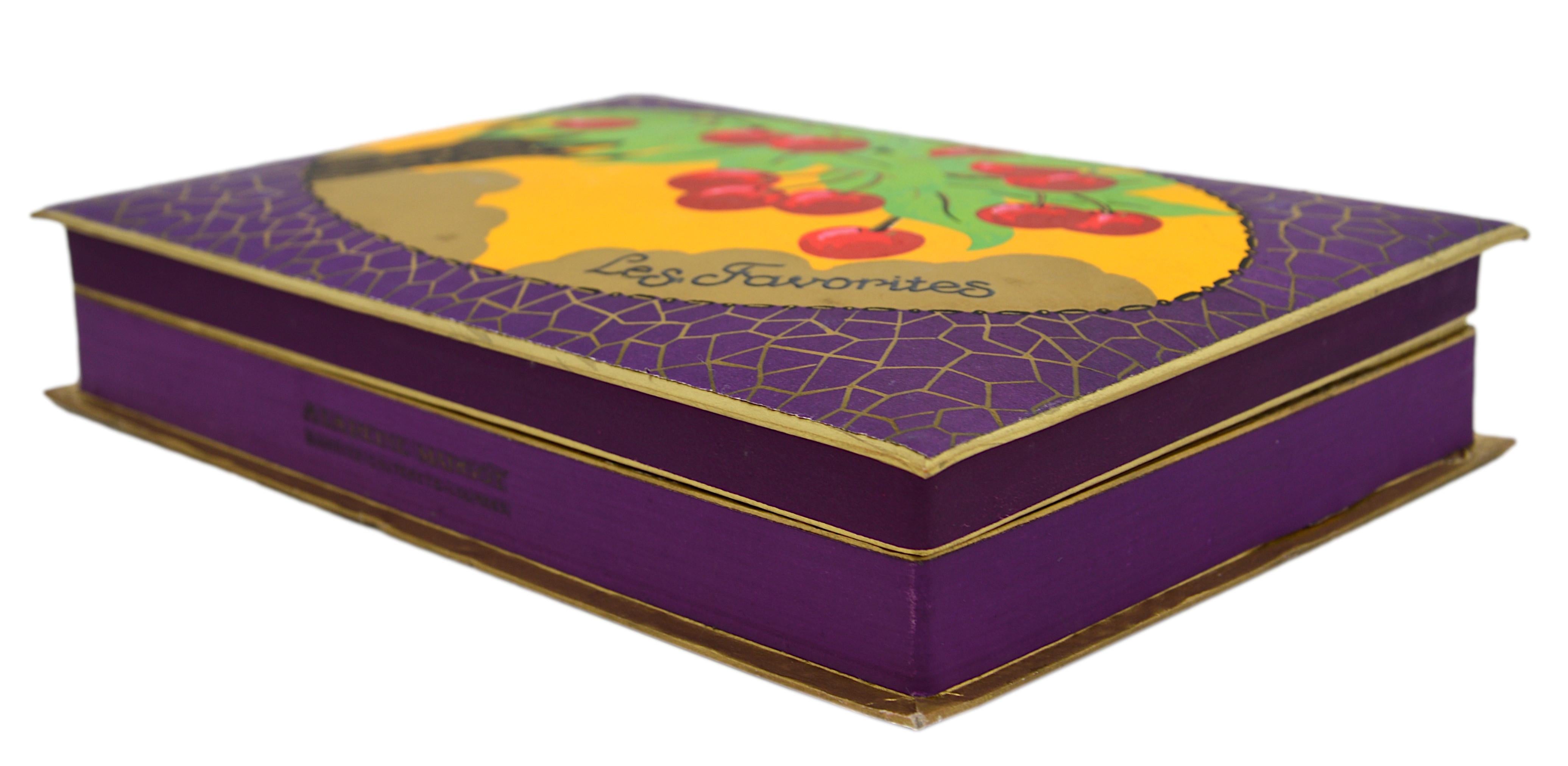 French Art Deco Chocolate Box, 1910s For Sale 1