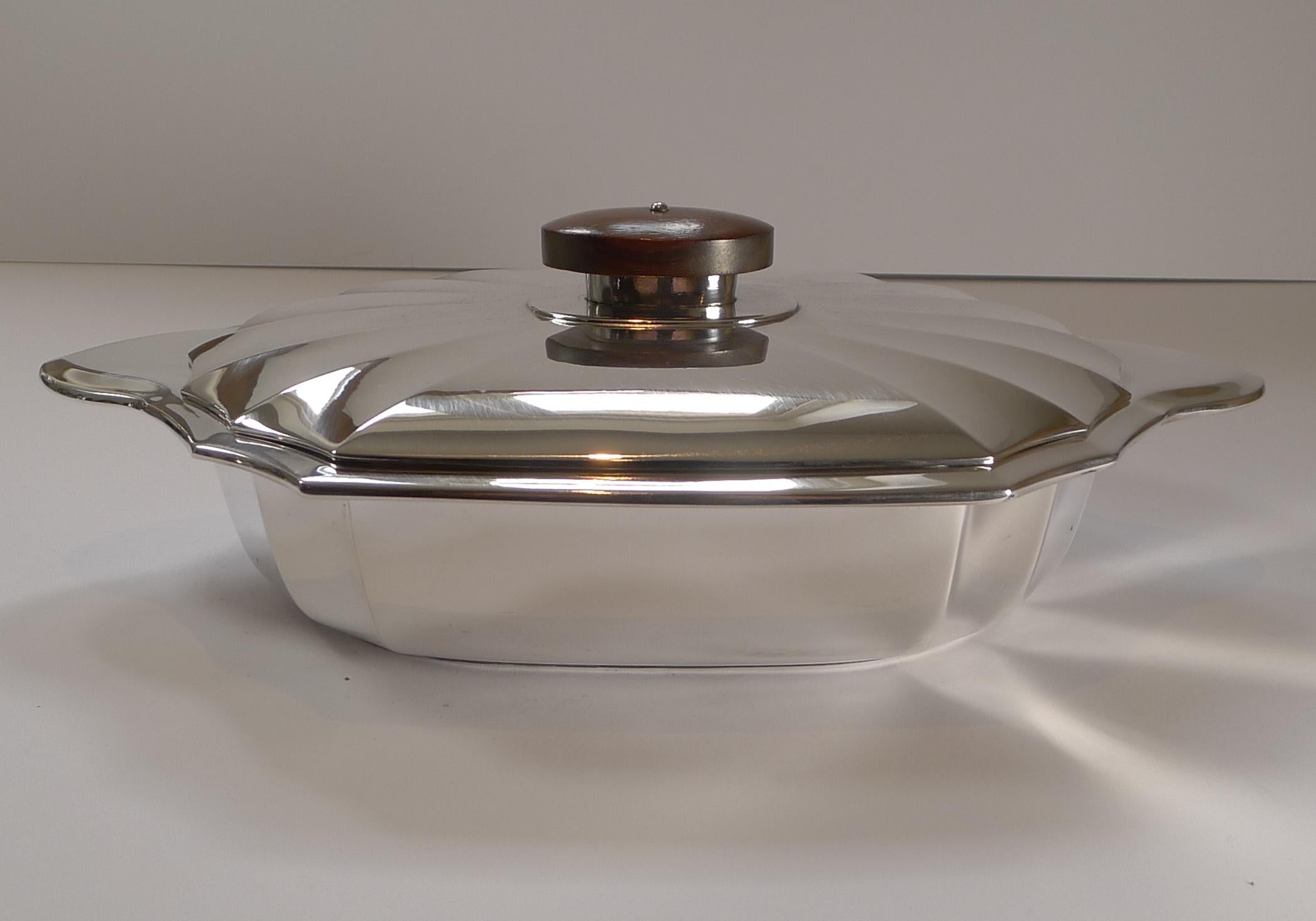 French Art Deco Christofle / Gallia Covered Serving Dish, c. 1930 For Sale 3